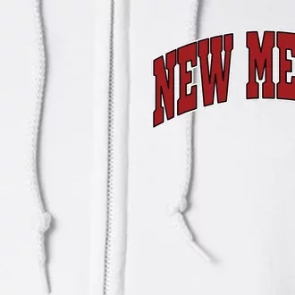 New Mexico Throwback Design Print Classic Full Zip Hoodie