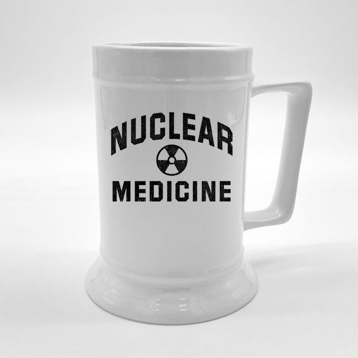 Nuclear Med Tech Gift Nuclear Medicine Technologist Funny Gift Front & Back Beer Stein