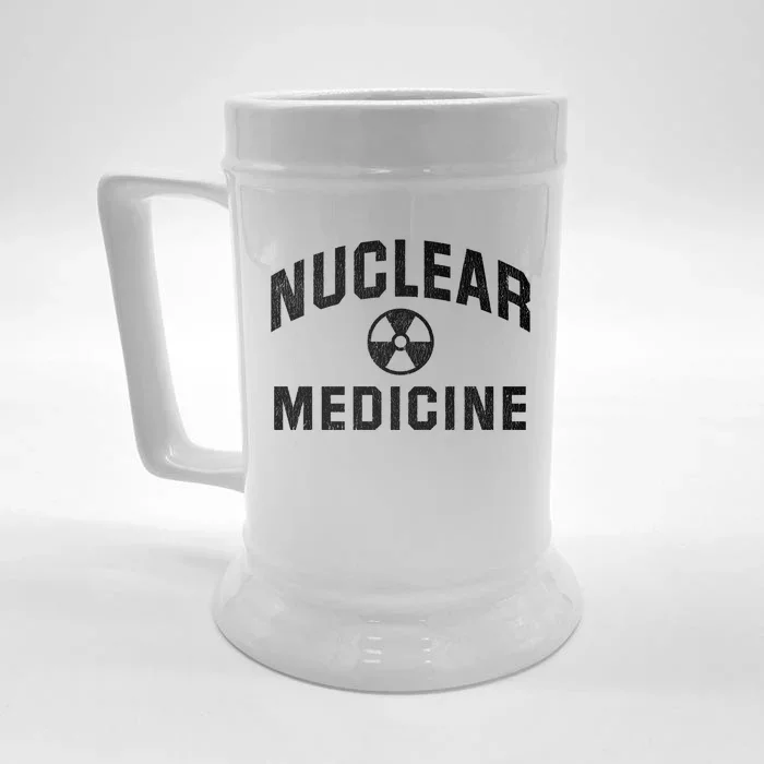 Nuclear Med Tech Gift Nuclear Medicine Technologist Funny Gift Front & Back Beer Stein