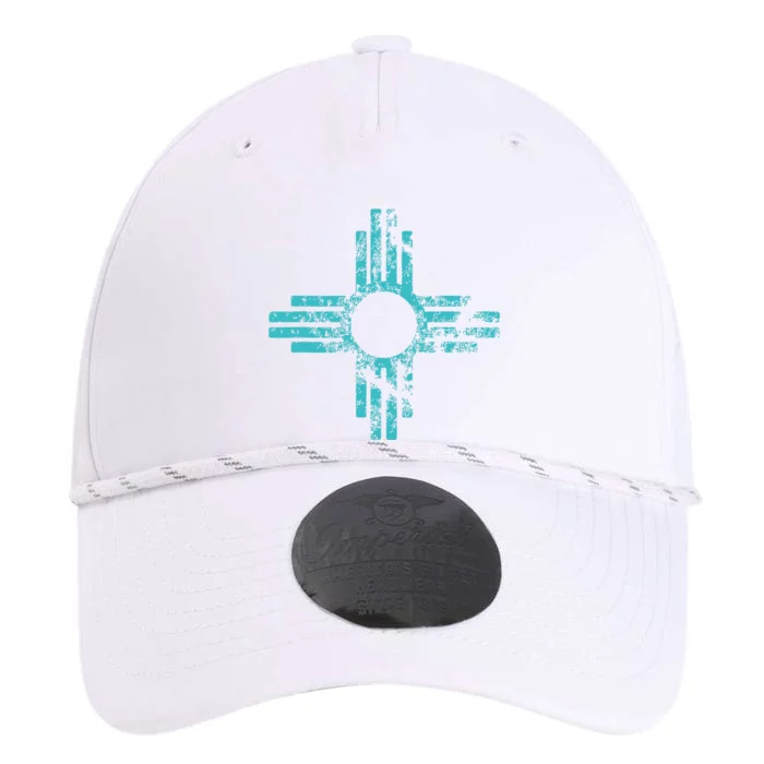 New Mexico T Zia Symbol Distressed Performance The Dyno Cap