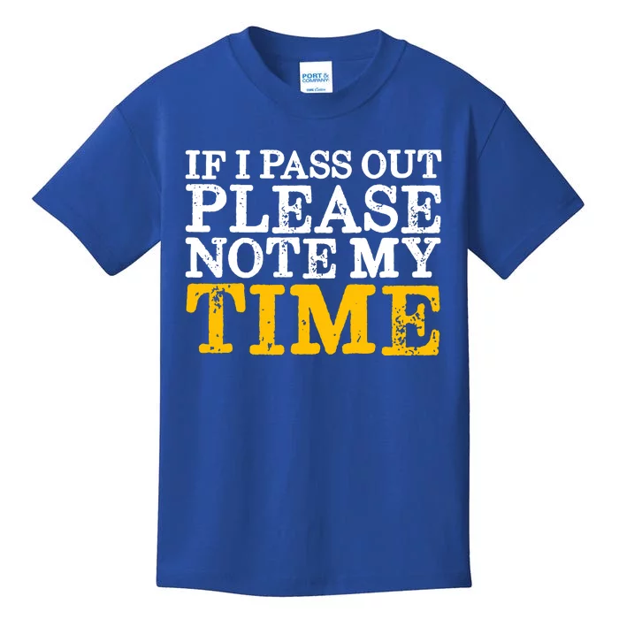 Note My Time Design Funny Kids T-Shirt