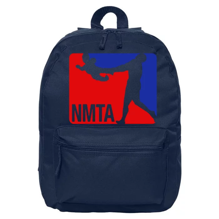 National Midget Tossing Association Funny 16 in Basic Backpack