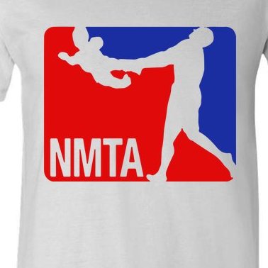 National Midget Tossing Association Funny V-Neck T-Shirt