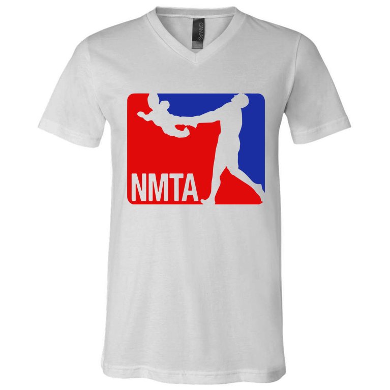 National Midget Tossing Association Funny V-Neck T-Shirt