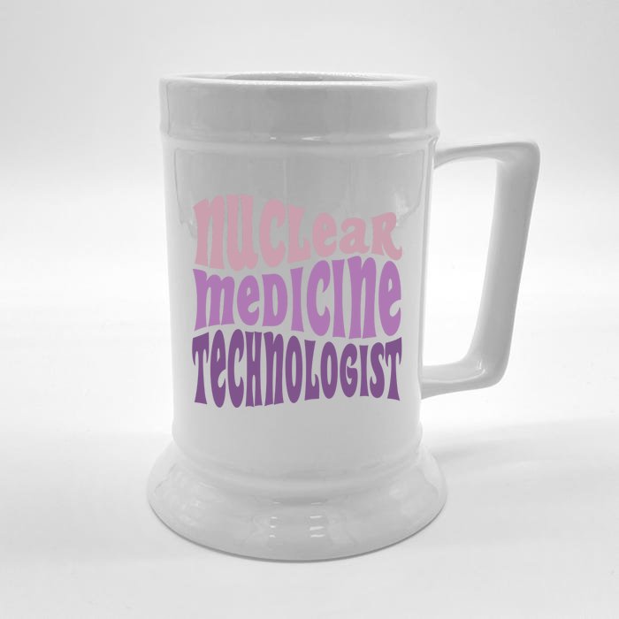 Nuc Med Tech Nuclear Medicine Technologist Gift Front & Back Beer Stein