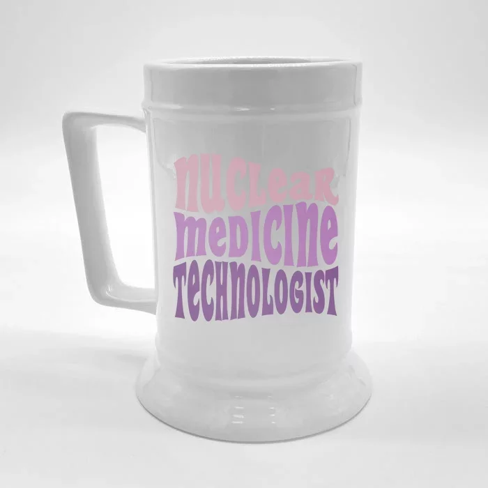 Nuc Med Tech Nuclear Medicine Technologist Gift Front & Back Beer Stein