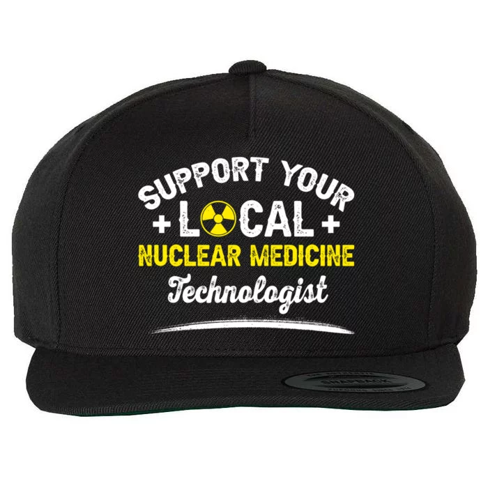 Nuc Med Tech Nuclear Medicine Technologist Gift Wool Snapback Cap