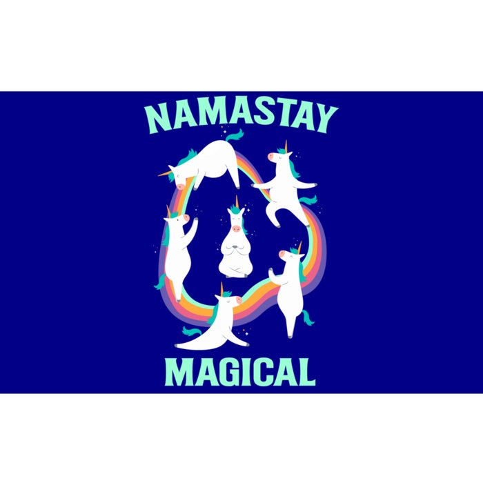 Namastay Magical Unicorn Funny Yoga Meditation Gift Bumper Sticker