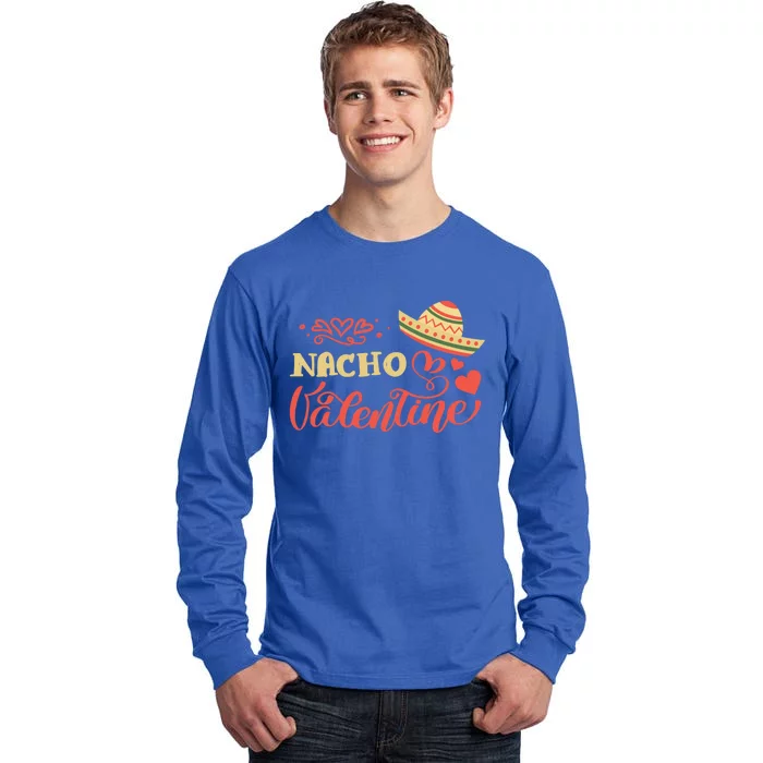 Nacho Mexican Valentines Day Costume Couple Matching Gift Tall Long Sleeve T-Shirt