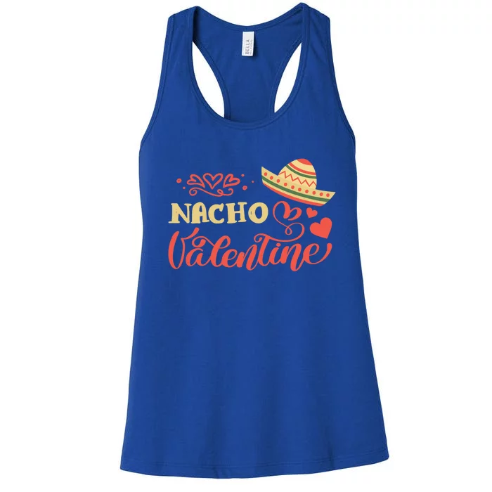 Nacho Mexican Valentines Day Costume Couple Matching Gift Women's Racerback Tank