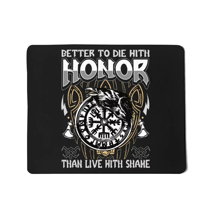 Nordic Mythology Viking Warrior Celtic Symbols Culture Mousepad