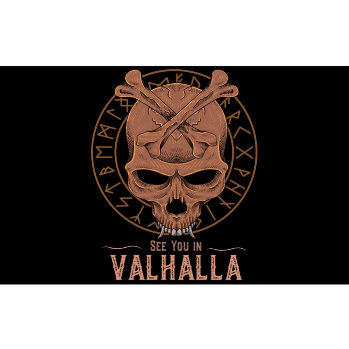 Norse Mythology Viking See You In Valhalla Bumper Sticker