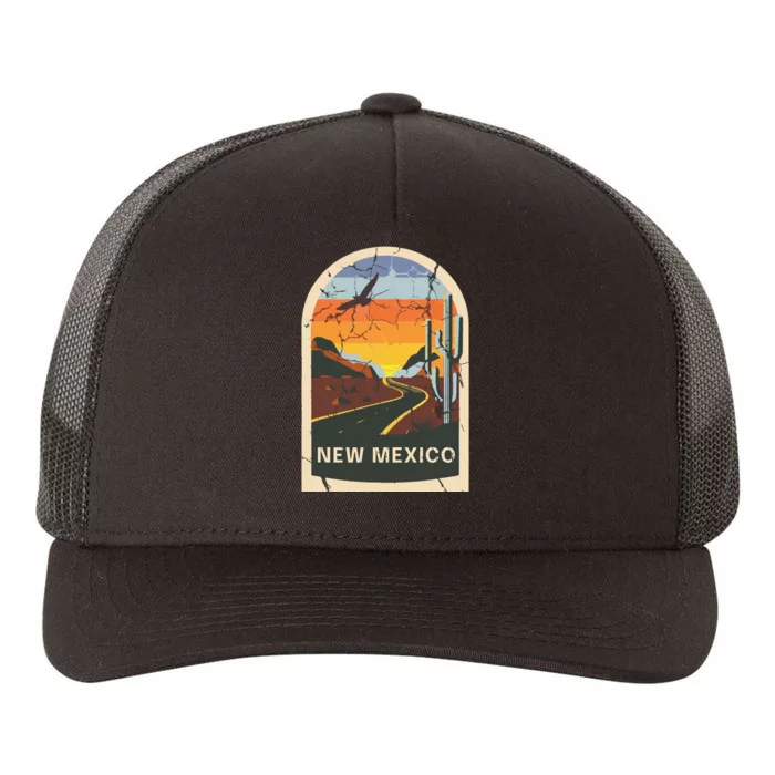 New Mexico Vintage Yupoong Adult 5-Panel Trucker Hat