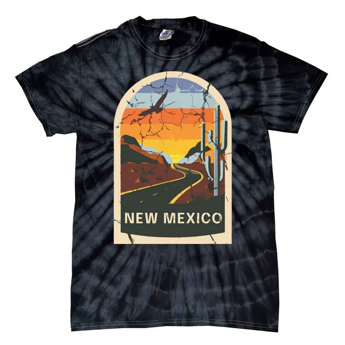 New Mexico Vintage Tie-Dye T-Shirt