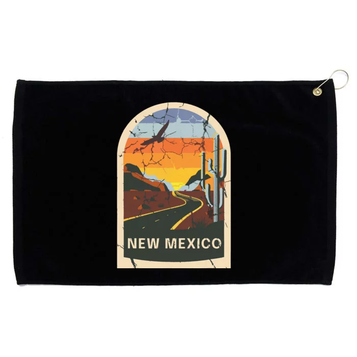 New Mexico Vintage Grommeted Golf Towel