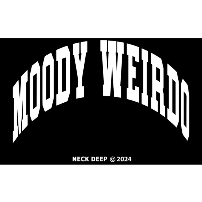 Neckdeepstore Moody Weirdo Bumper Sticker