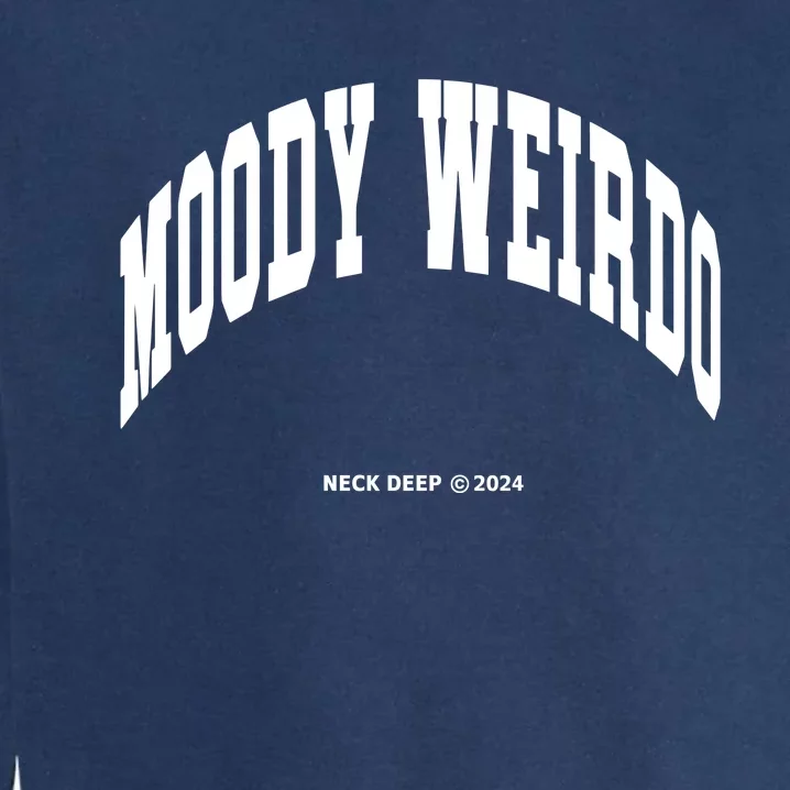 Neckdeepstore Moody Weirdo Garment-Dyed Sweatshirt