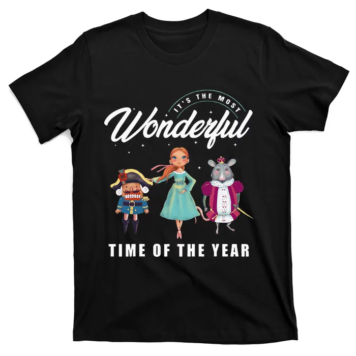 Nutcracker Most Wonderful Time Of The Year Ballet Dance Xmas T-Shirt