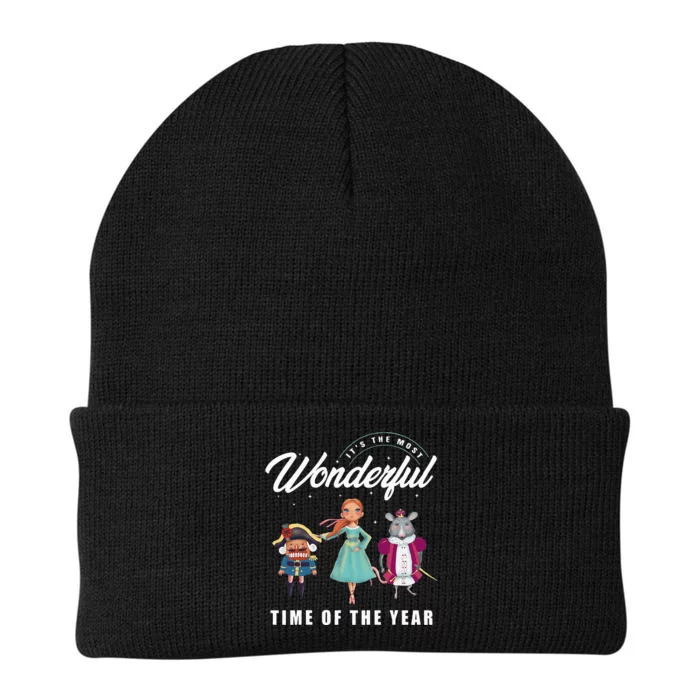 Nutcracker Most Wonderful Time Of The Year Ballet Dance Xmas Knit Cap Winter Beanie