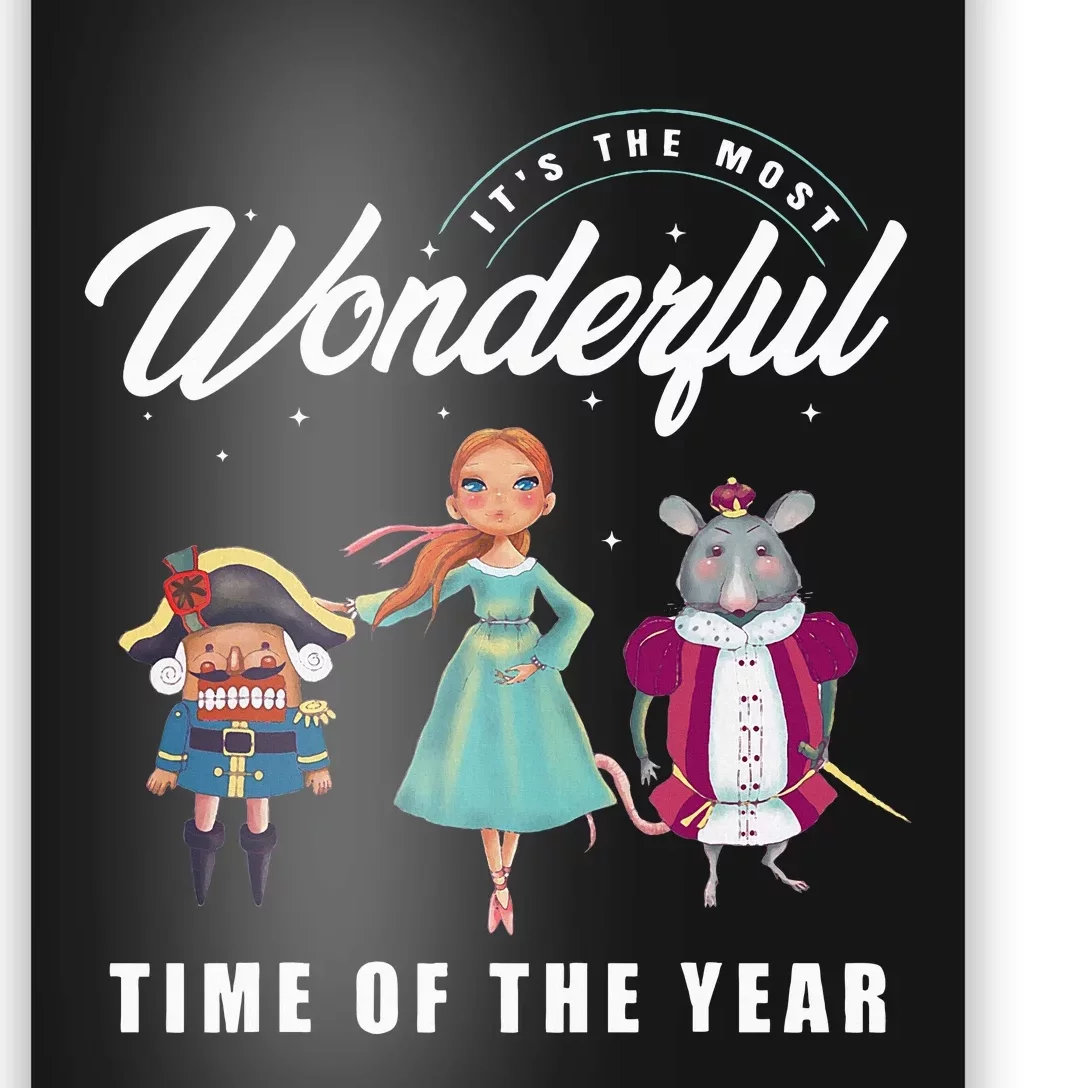 Nutcracker Most Wonderful Time Of The Year Ballet Dance Xmas Poster