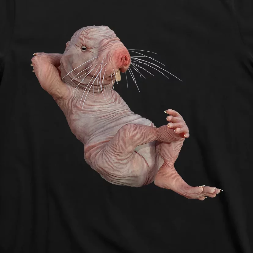 Naked Molerat Zookeeper Safari Animal Lover Mole Rat T-Shirt