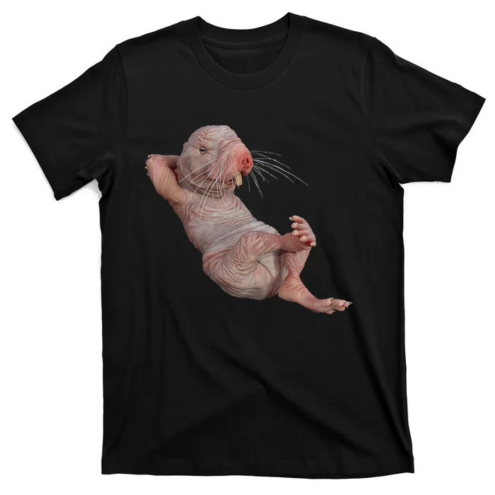 Naked Molerat Zookeeper Safari Animal Lover Mole Rat T-Shirt