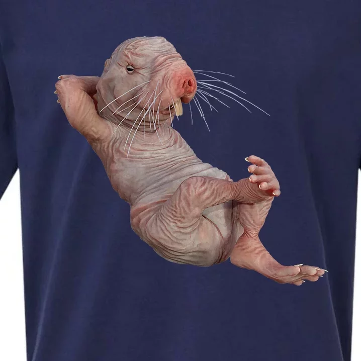 Naked Molerat Zookeeper Safari Animal Lover Mole Rat Sueded Cloud Jersey T-Shirt