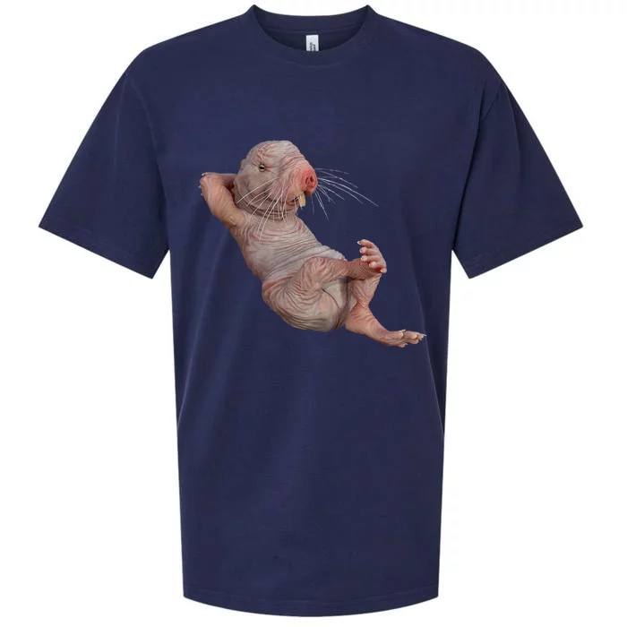 Naked Molerat Zookeeper Safari Animal Lover Mole Rat Sueded Cloud Jersey T-Shirt