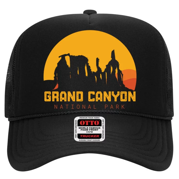 Grand Canyon National Park High Crown Mesh Trucker Hat