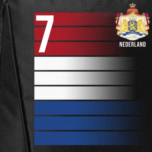 Nederland Number 7 Flag Logo City Backpack