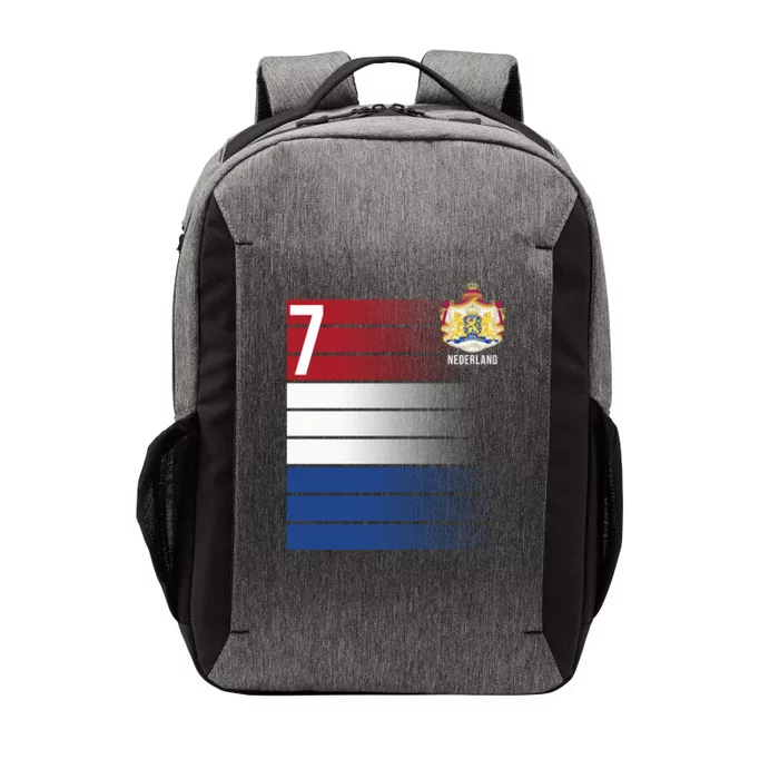 Nederland Number 7 Flag Logo Vector Backpack