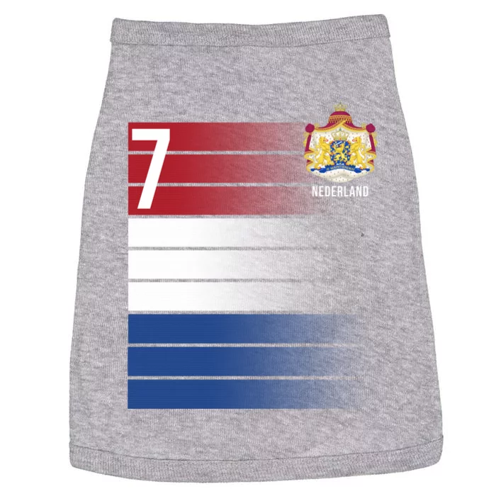 Nederland Number 7 Flag Logo Doggie Tank