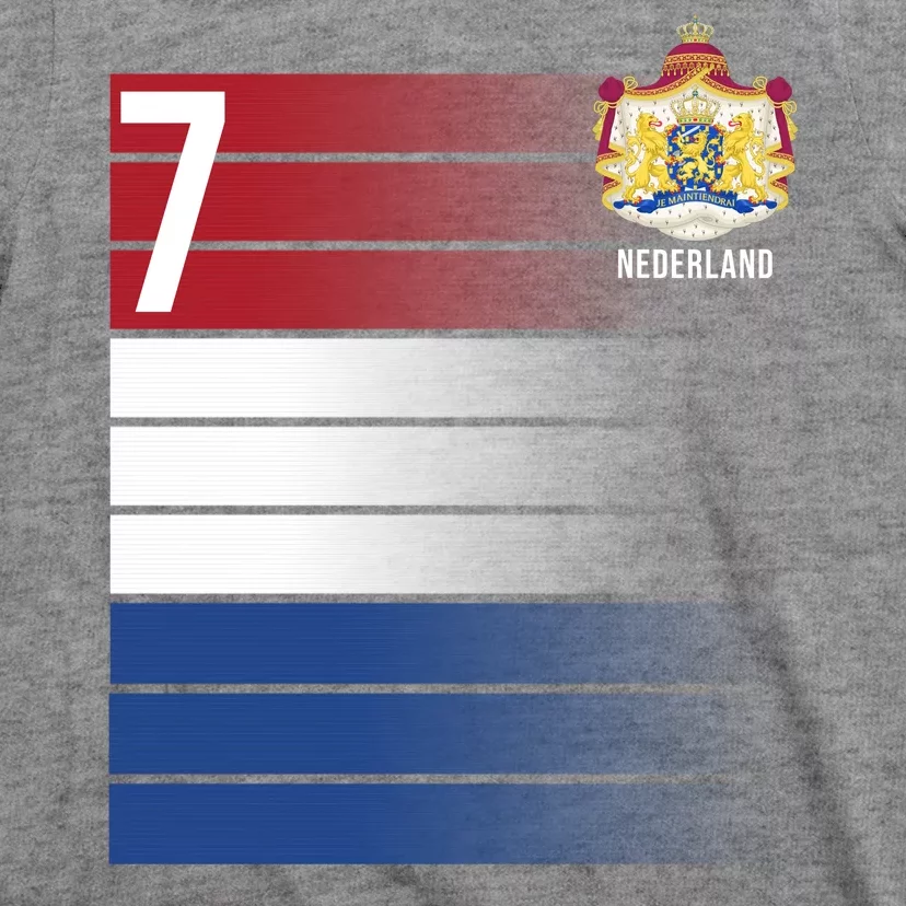 Nederland Number 7 Flag Logo T-Shirt