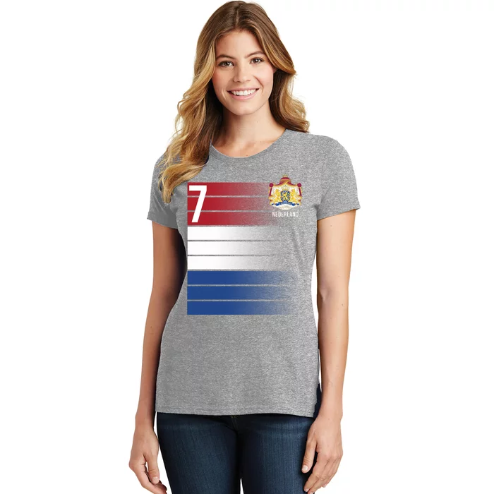 Nederland Number 7 Flag Logo Women's T-Shirt