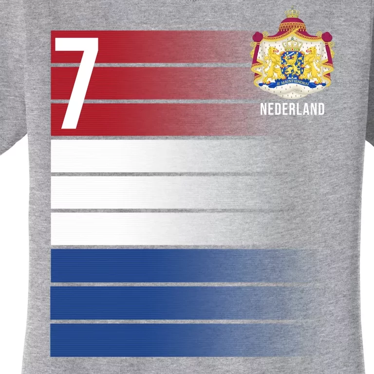 Nederland Number 7 Flag Logo Women's T-Shirt