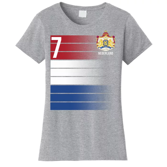 Nederland Number 7 Flag Logo Women's T-Shirt