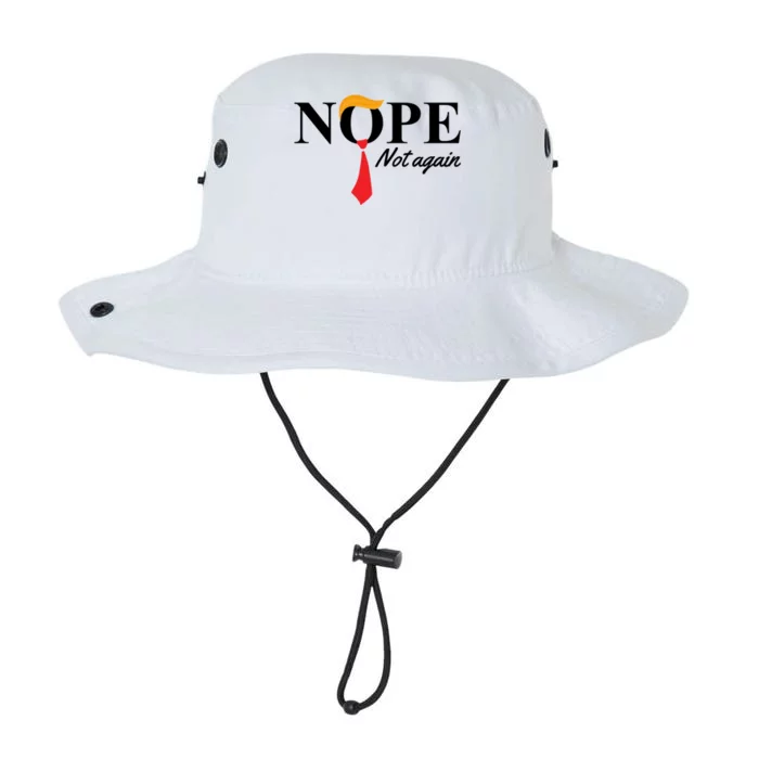 Nope Not Again Donald Trump Funny Legacy Cool Fit Booney Bucket Hat