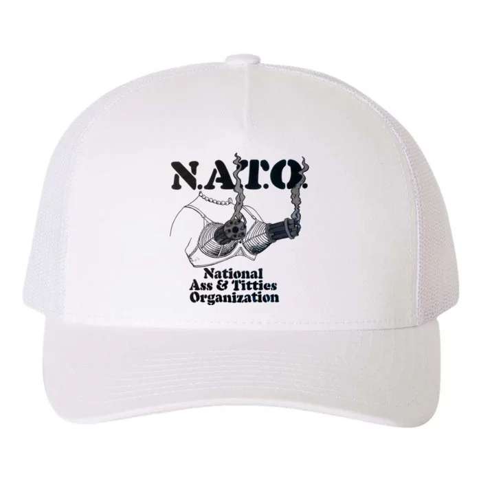 N.A.T.0 National Ass And Tities Organization Funny Joke Yupoong Adult 5-Panel Trucker Hat