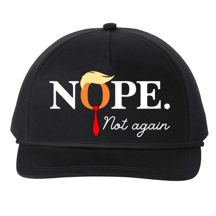 Nope Not Again 2024 Snapback Five-Panel Rope Hat