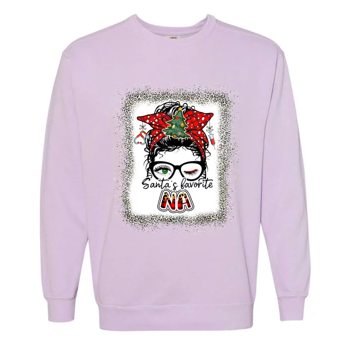 Na Nursing Assistant Christmas Nursing Assistant Elf Er Stna Gift Garment-Dyed Sweatshirt