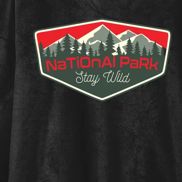 National Park Yellowstone Hooded Wearable Blanket