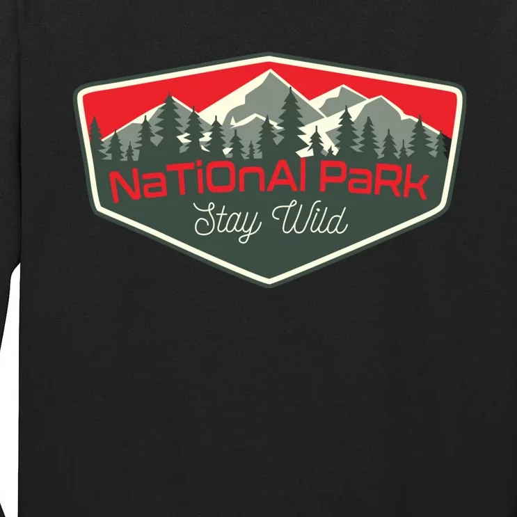 National Park Yellowstone Tall Long Sleeve T-Shirt