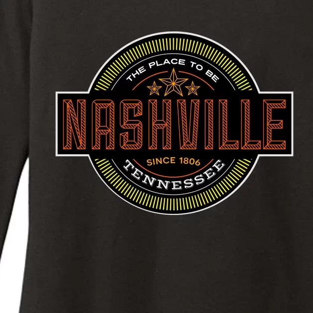 Nashville Womens CVC Long Sleeve Shirt