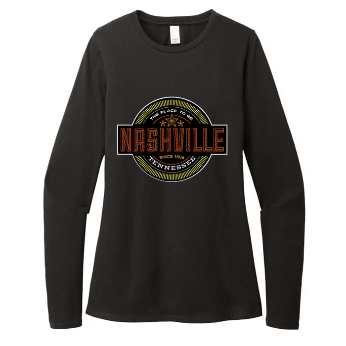 Nashville Womens CVC Long Sleeve Shirt