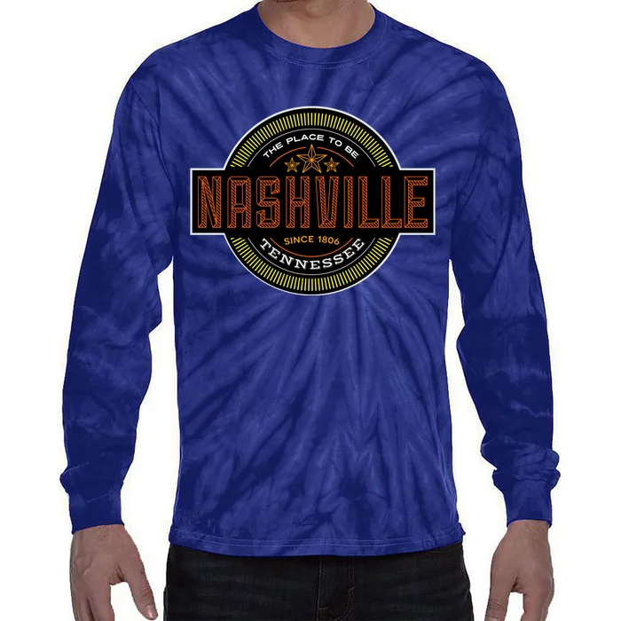 Nashville Tie-Dye Long Sleeve Shirt