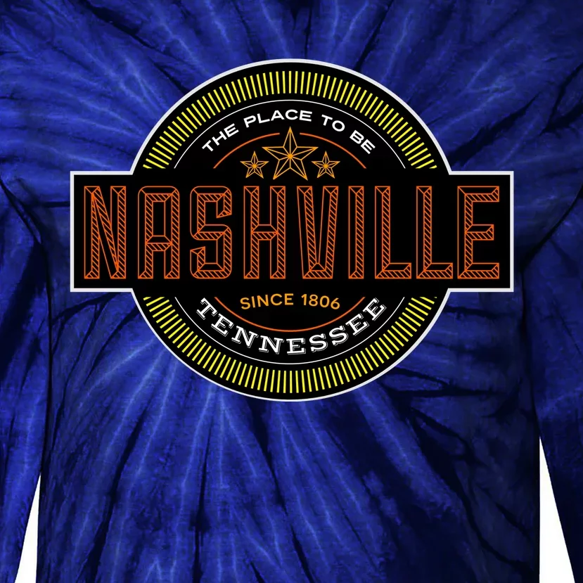 Nashville Tie-Dye Long Sleeve Shirt