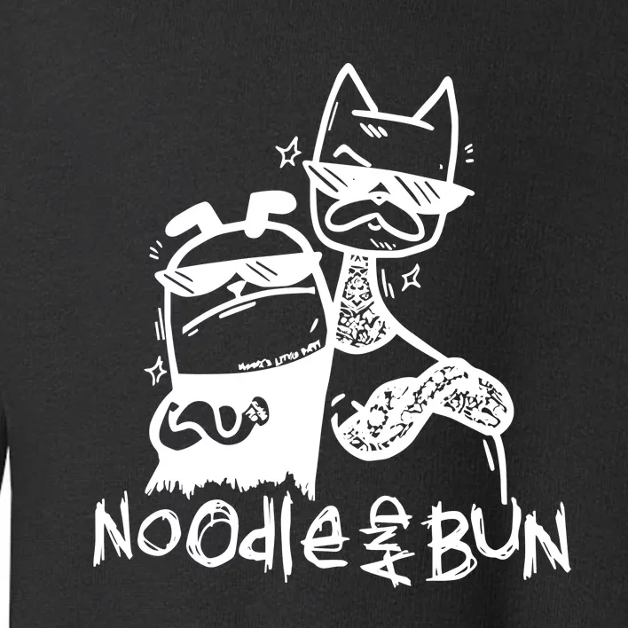 Noodleandbun Noodle And Bun The Duo Toddler Sweatshirt