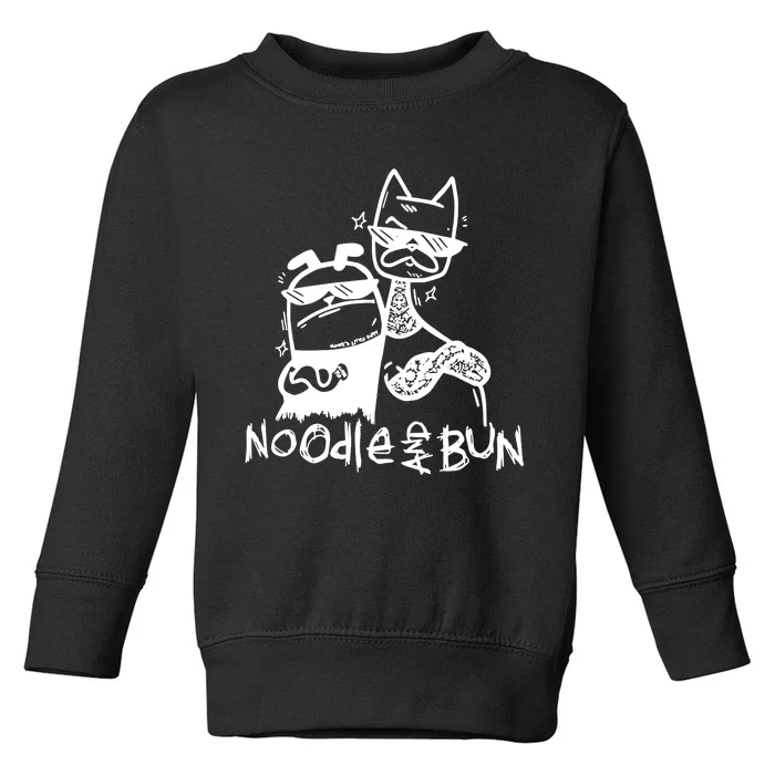 Noodleandbun Noodle And Bun The Duo Toddler Sweatshirt