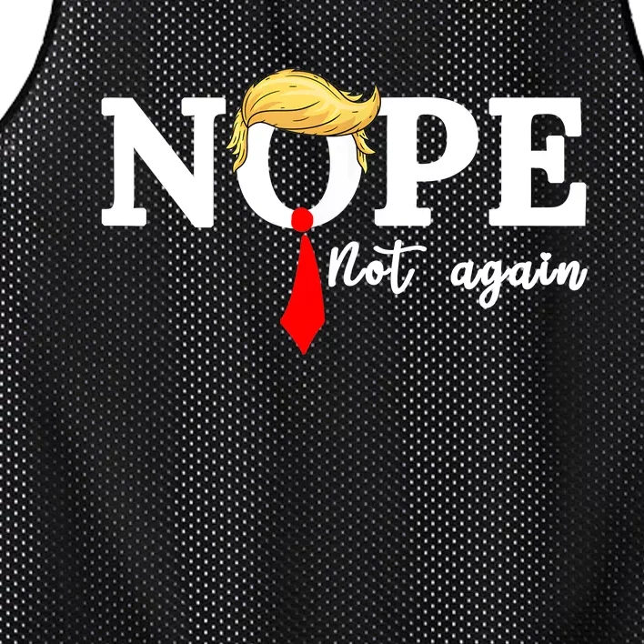 Nope Not Again Mesh Reversible Basketball Jersey Tank