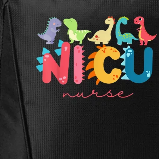 NICU Nurse Animal Nurse Appreciation Nicu Nurse Dinosaur City Backpack